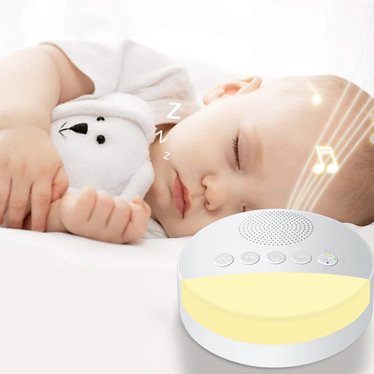 Baby White Noise Machine – USB Rechargeable Sleep Sound & Night Light