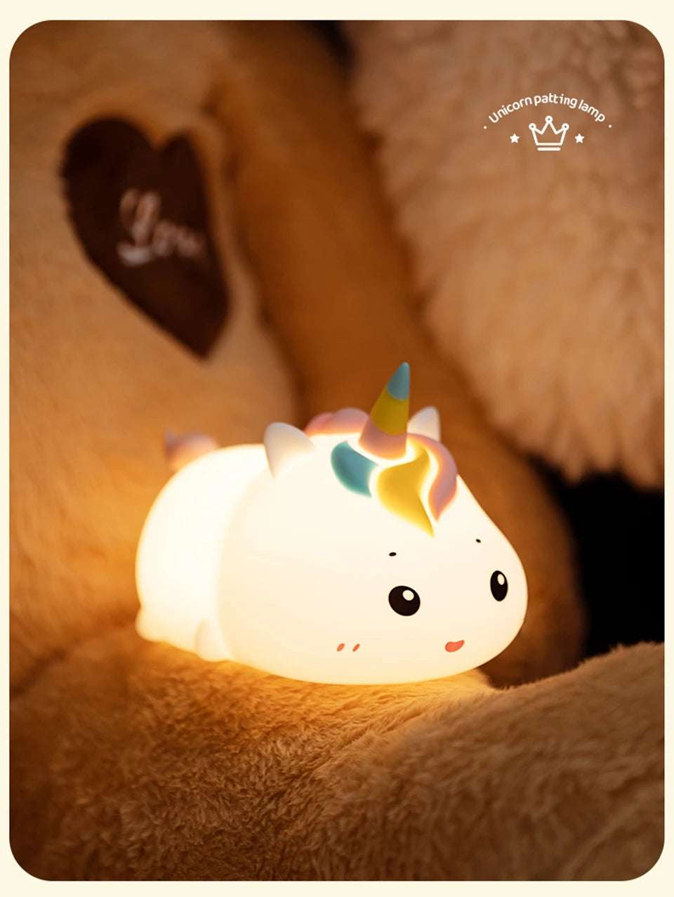 Unicorn LED Night Light – USB Charging