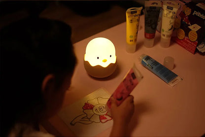 Eggshell Chicken LED Night Light – USB Charging