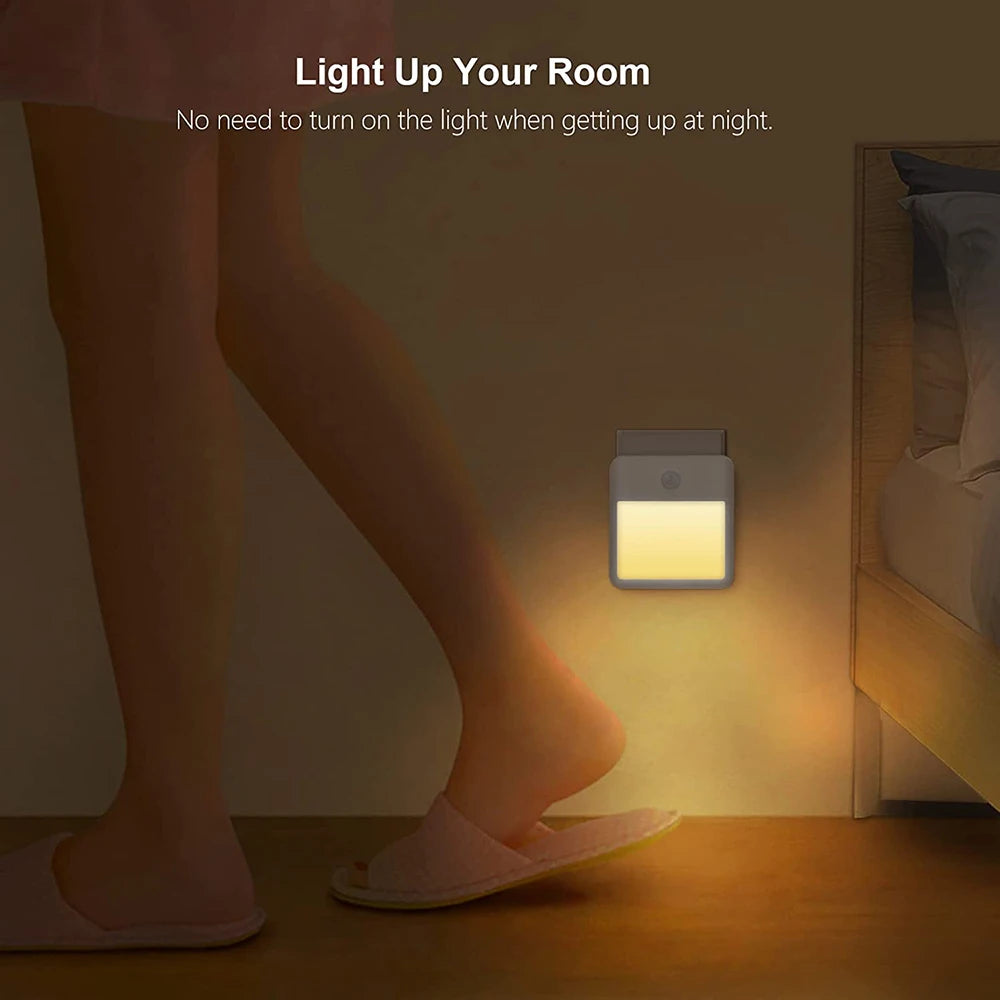 Motion Sensor Night Lights – Dimmable LED for Bedroom, Stairs, & More