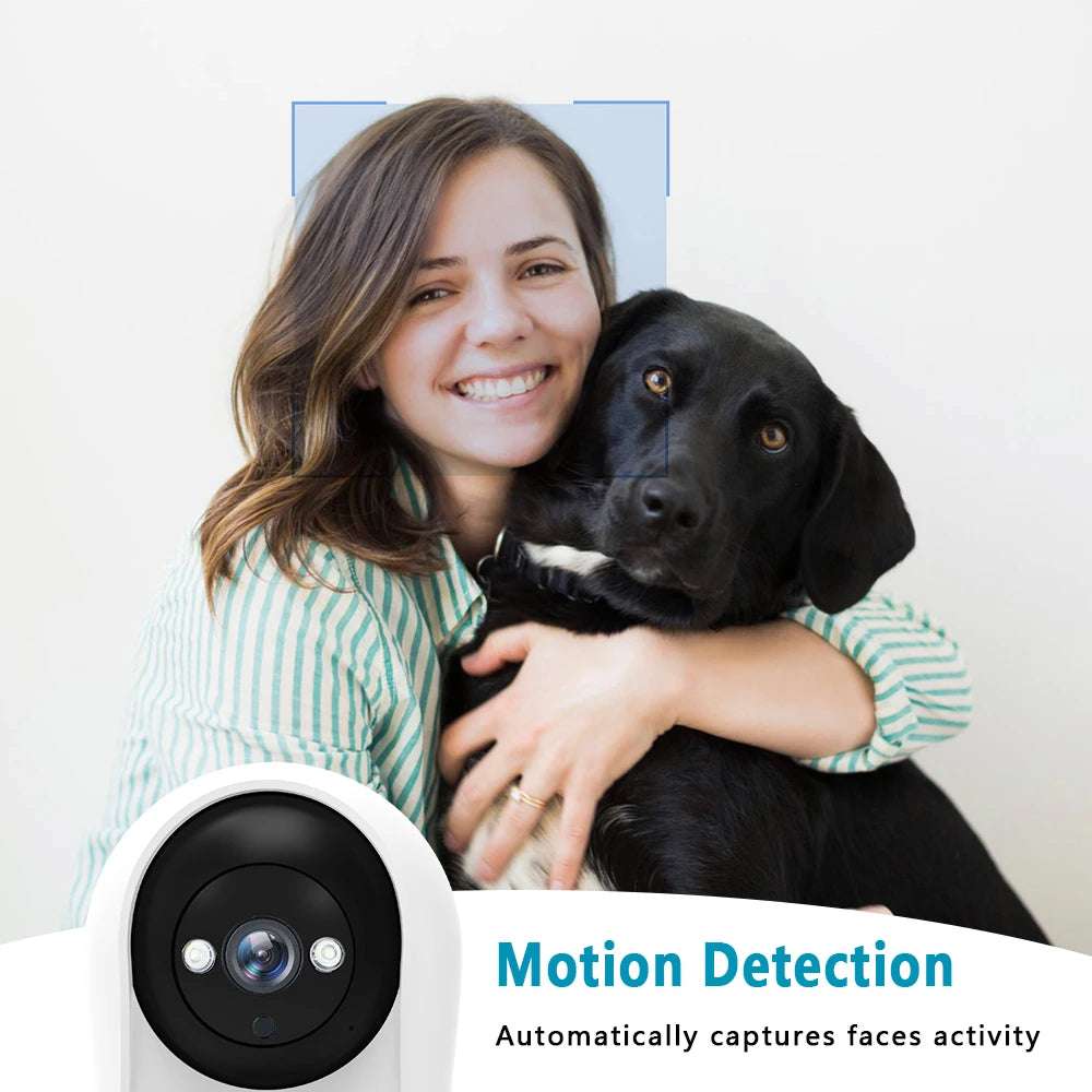 ESDER 3MP PTZ Wifi Camera – Baby Monitor with Sound Detection