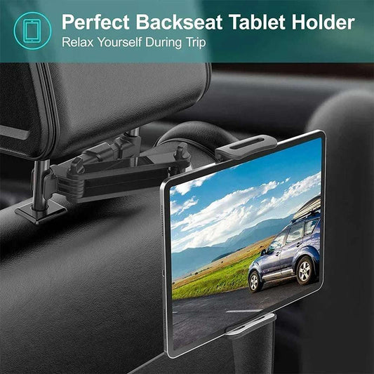 Car Seat Back Phone & Tablet Holder – 360° Rotating