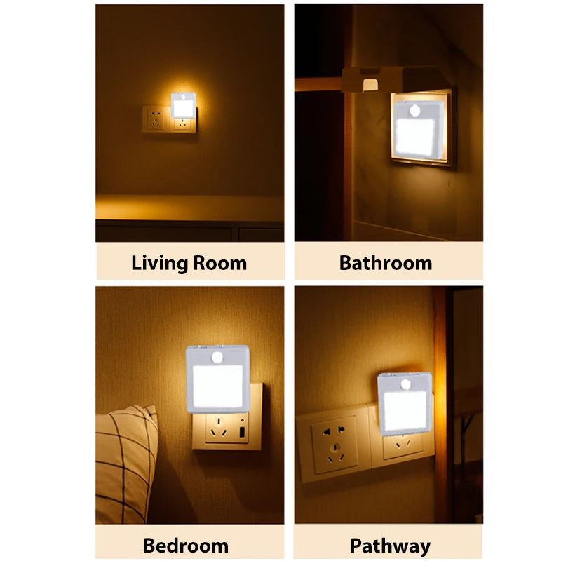 Motion Sensor Night Lights – Dimmable LED for Bedroom, Stairs, & More