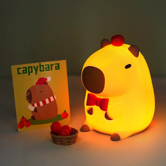 Capybara LED Night Light – USB Charging