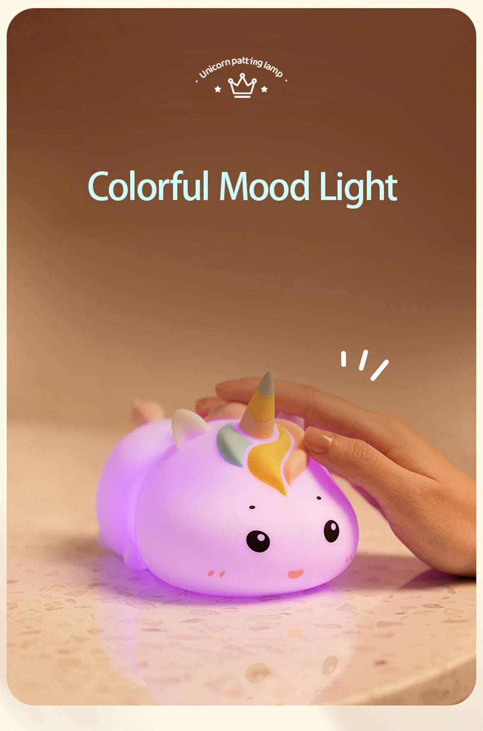 Unicorn LED Night Light – USB Charging