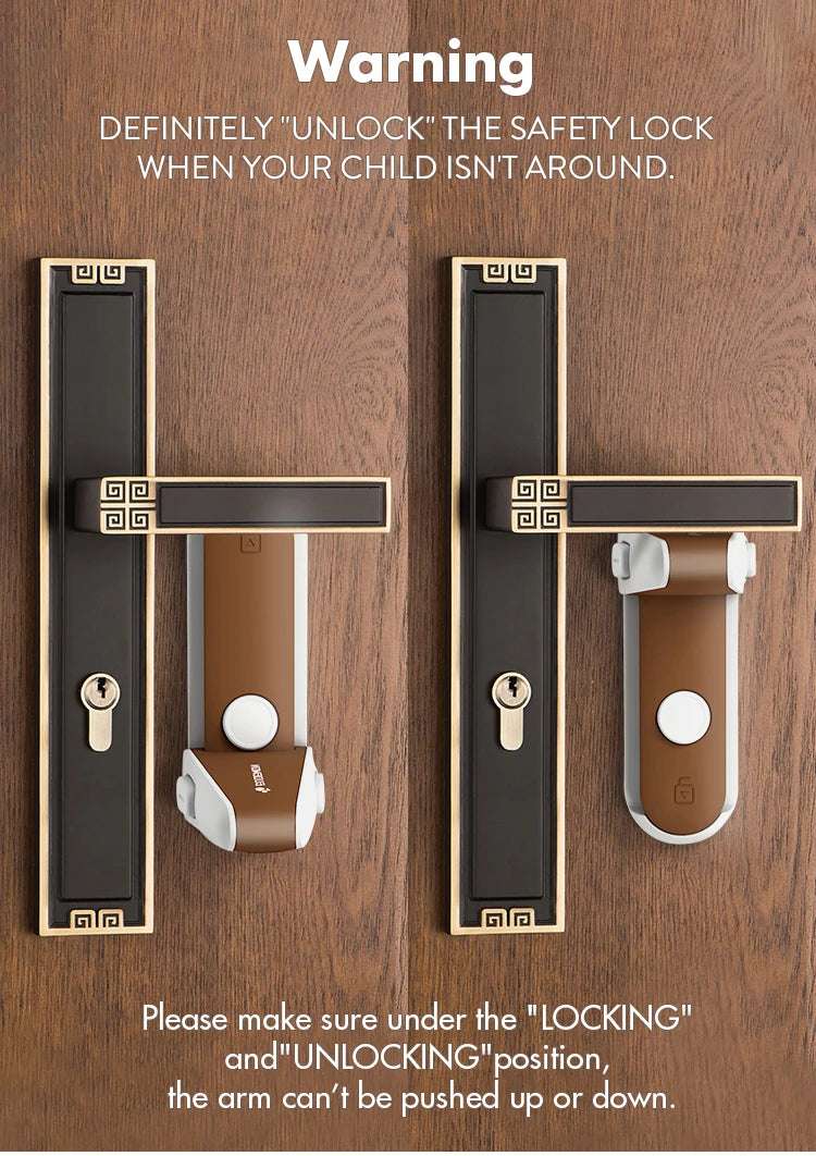 Child Safety Door Handle Lock