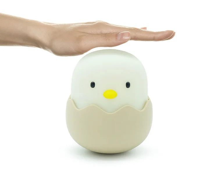 Eggshell Chicken LED Night Light – USB Charging