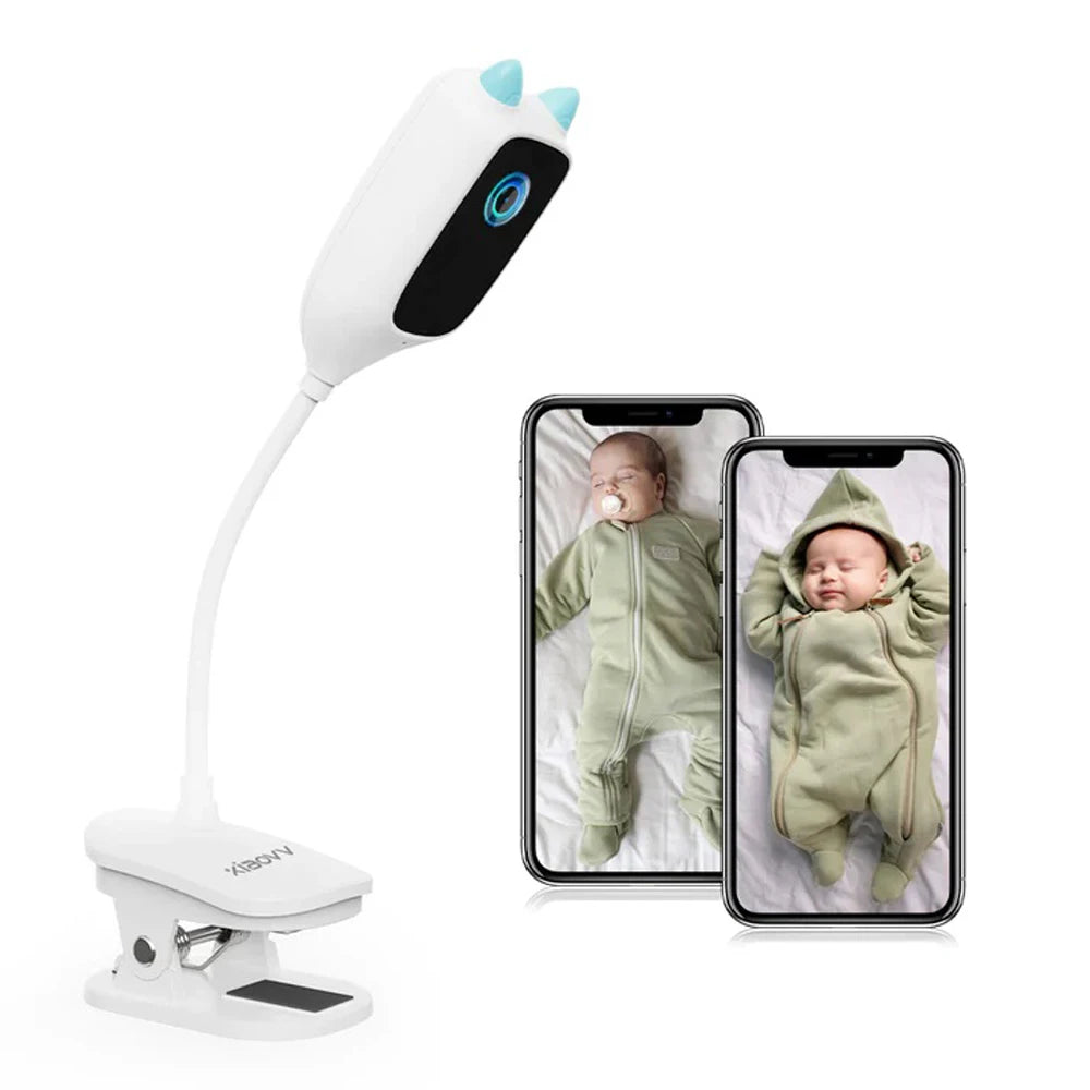 4MP 2K WiFi Baby Monitor – Cry Detection & 360° Rotating Camera