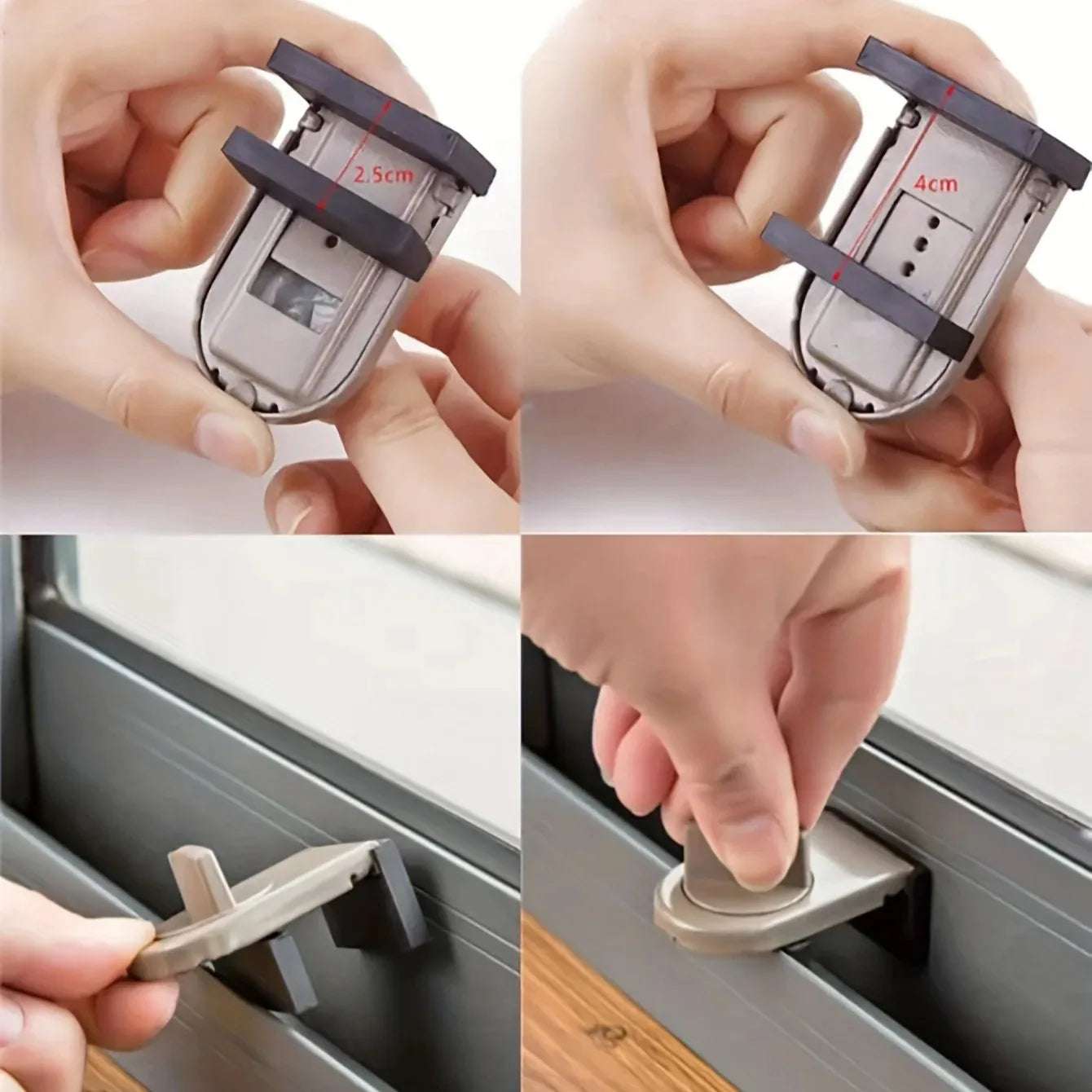 Sliding Sash Stopper Lock – Baby & Child Safety Door Lock