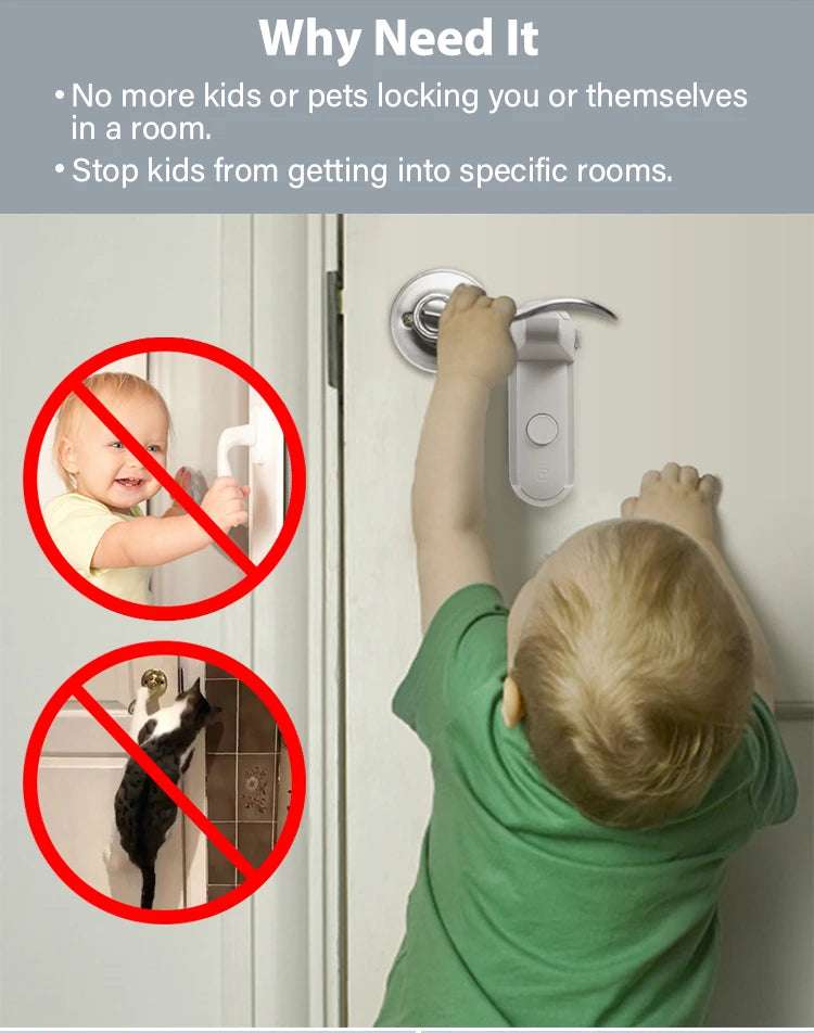 Child Safety Door Handle Lock