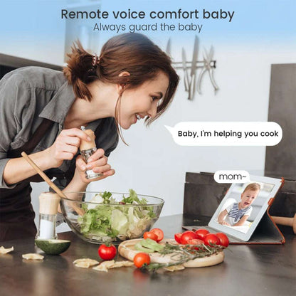 4MP 2K WiFi Baby Monitor – Cry Detection & 360° Rotating Camera