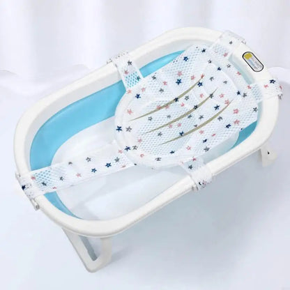 Universal Adjustable Baby Bath Seat – Non-Slip Support Net for Newborns