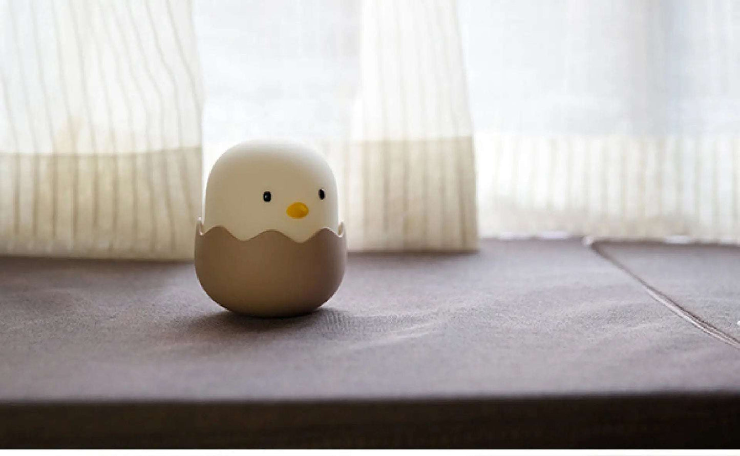 Eggshell Chicken LED Night Light – USB Charging