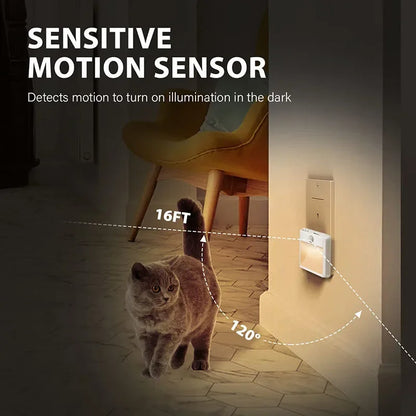 Motion Sensor Night Lights – Dimmable LED for Bedroom, Stairs, & More